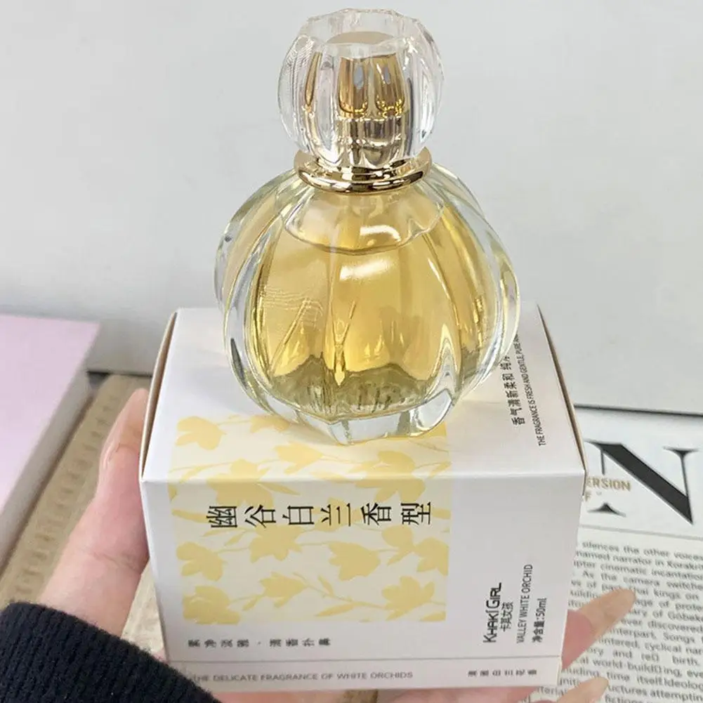 Fresh White Orchid Scent Long-lasting Clean Floral Fragrance Fine Mist Sprayer Long Lasting Eau De Fragrance 50ml view 2