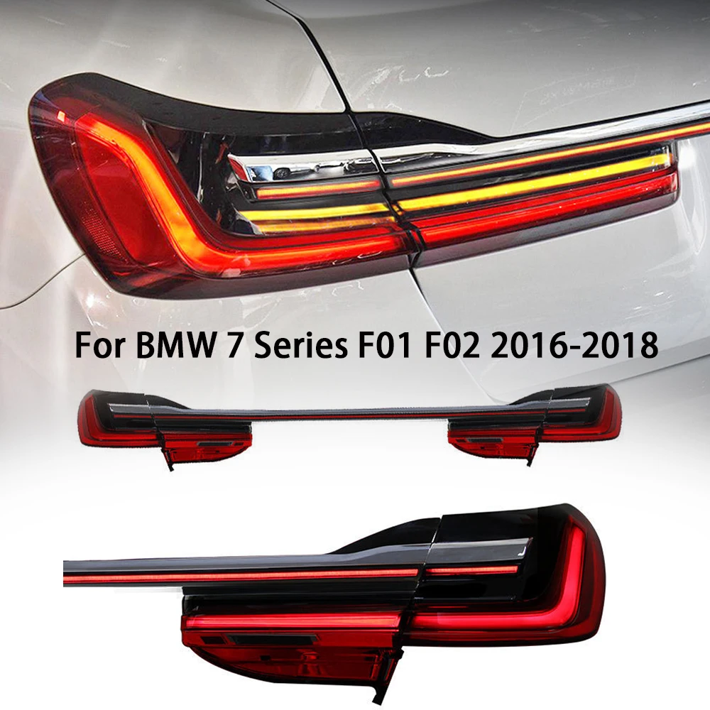 

Автомобильные светодиодные задние фонари для BMW F01 F02 2016-2018 7-серия аксессуары модифицированные G12 Стайлинг задние светодиодные стоп-сигналы в сборе