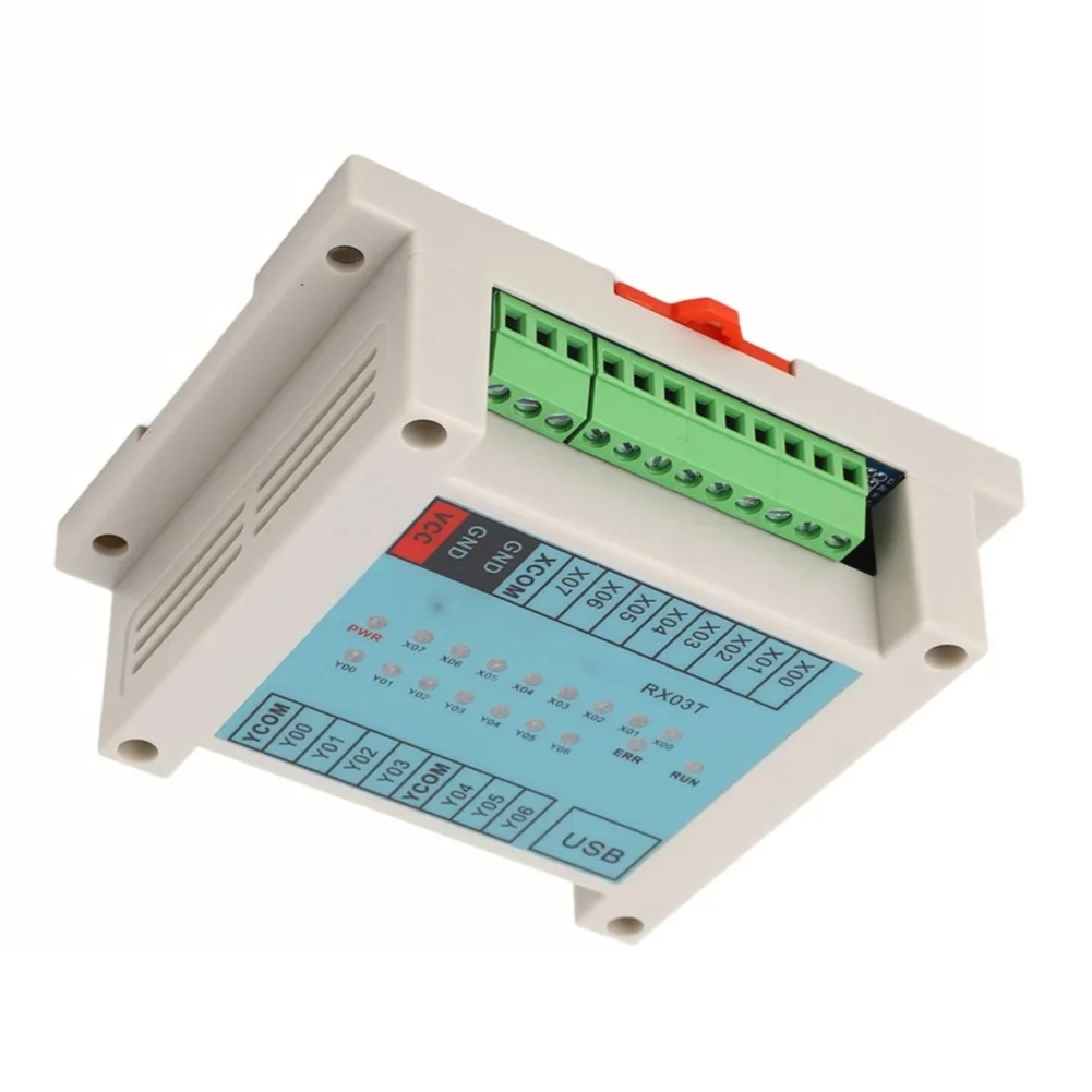 RX03T Programmable Timer Relay for Industrial For PLC Systems USB Port PC Based Upload Simulation Compact ABS Housing DIN Rail