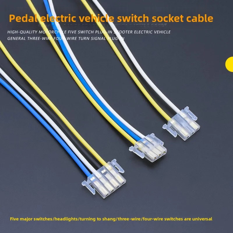 

Portable Power Extension Cord with Switch - 2-Wire/3-Wire/4-Wire Options, Lightweight for Travel & Home Appliances