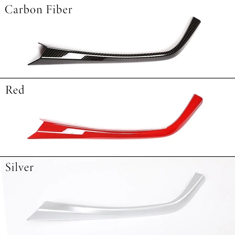 1 Pcs ABS Gear Shift Panel Cover L-shaped Side Strip For BMW 1 2 Series F20 F21 F22 F23 2012-2018 Car styling LHD Accessories