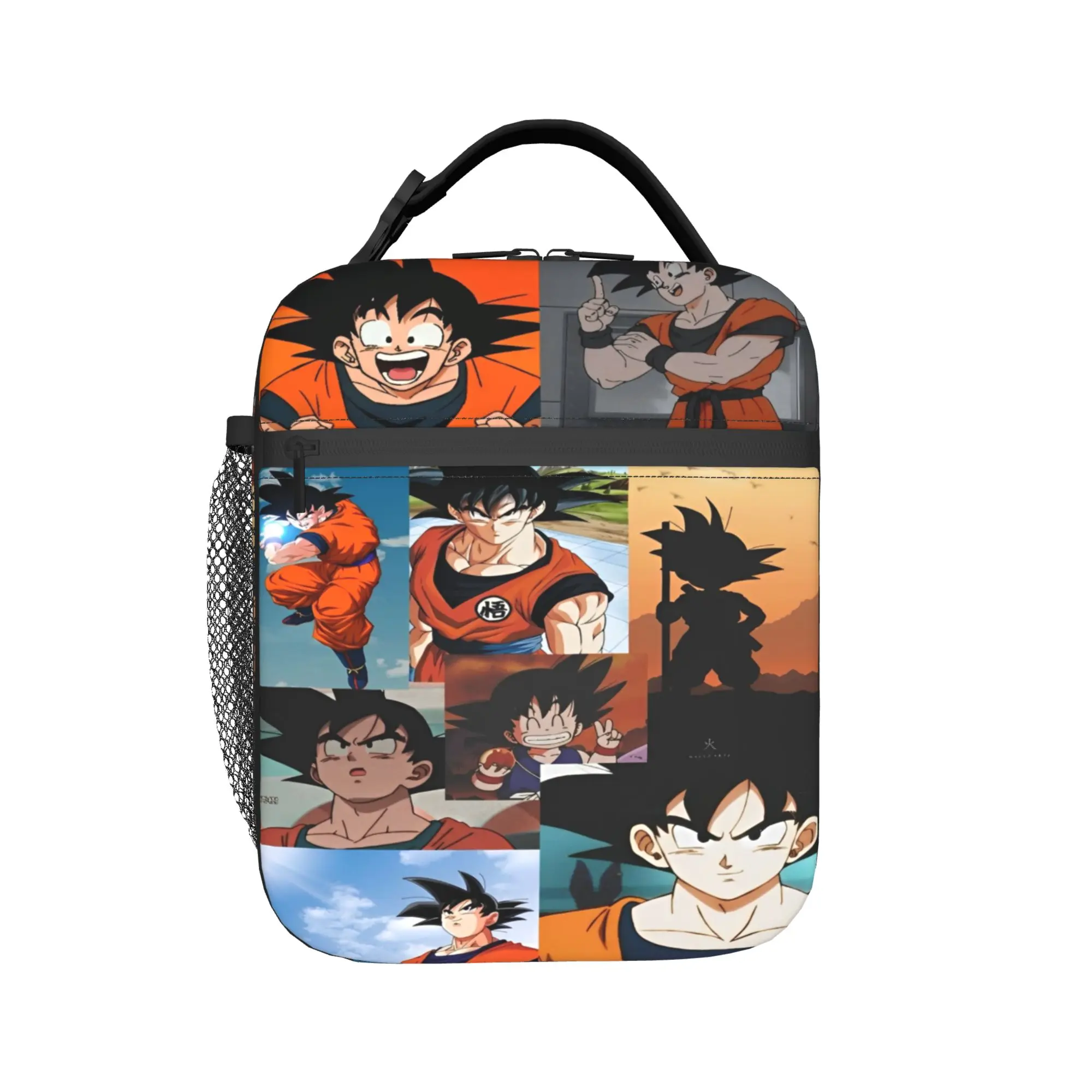 

D-Dragon-Ball-L DragonBalls Insulated Lunch Bag for Men Women Food Bag Portable Cooler Thermal Lunch Boxes For Picnic