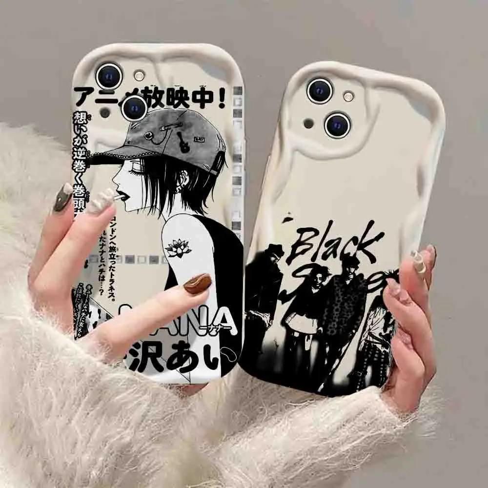 Cartoon Anime Oosaki Nana 3D Wave Case For OPPO Realme 12 11 10 9 8 7 7i 6 5 Pro Plus C67 C55 C31 C35 C11 C12 C15 C20 C21Y Cover