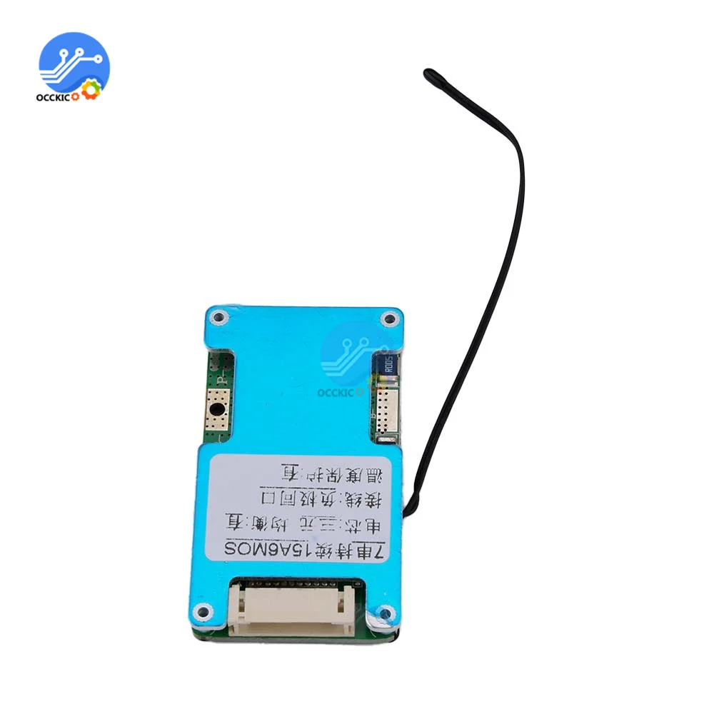 BMS 7S 24V 15A 20A 25A Lithium 18650 Charging Battery Balance PCB Equalizer with NTC Over-Temperature Protect for Ebike/Escooter