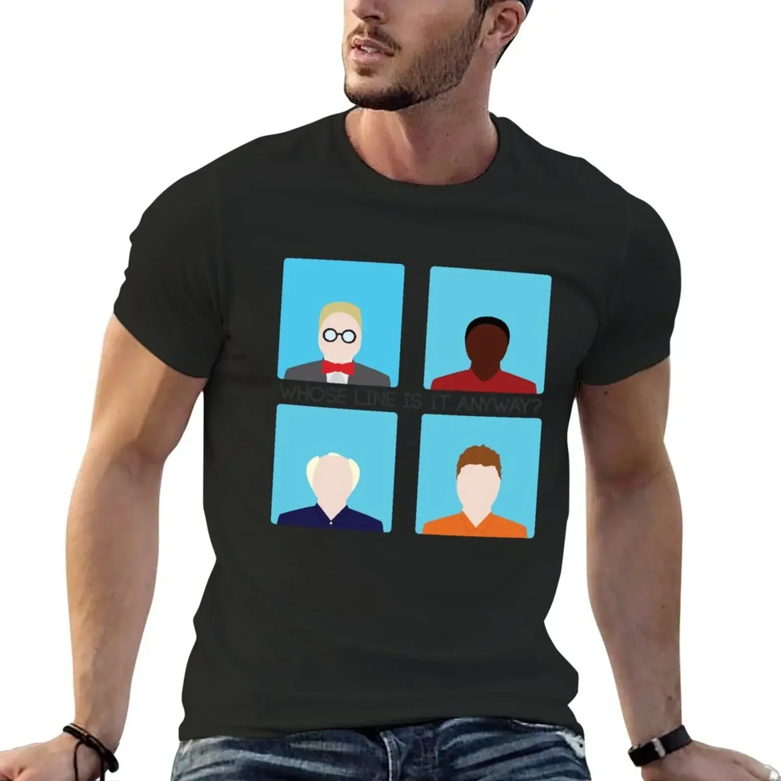 Whose Line is it Anyway? Take Two T-Shirt shirts graphic tee oversized graphic tee shirts graphic tees men tshirt