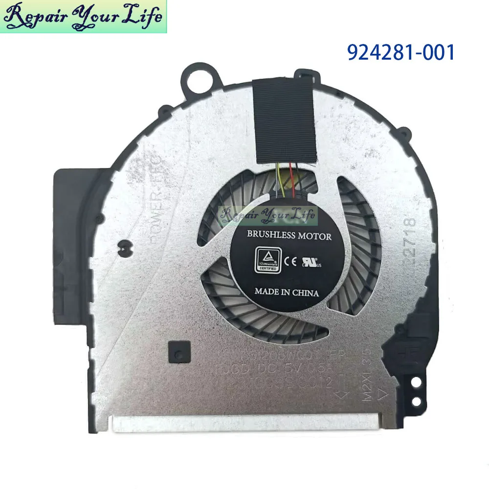 924281-001 Laptop Cooling CPU Fan Cooler For HP Pavilion 14-BA 14T-BA 14M-BA TPN-W125 14-BA125CL DFS551205WQ0T 023.1008S.0012