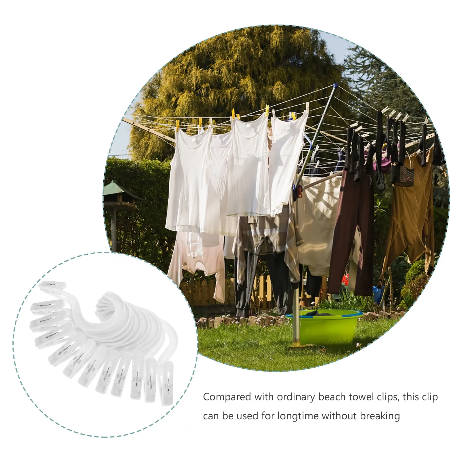 

12Pcs Laundry Hooks Clip Clothes Hanging Clips for Towels Socks Bras Hats Boot Multi-Purpose Plastic Clips Laundry Hooks Clip