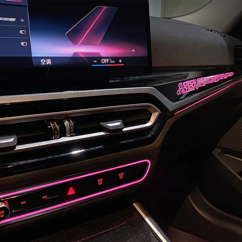New 2/3 Series Four Door Dynamic Daytime Running Light High Bright Interior Ambient Light Full Car Luminous Beautification Acces