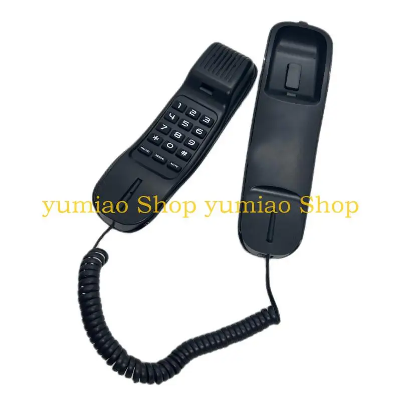 587B Big Button Corded Phone Telephones Landline Phone with Redial Pause Mute