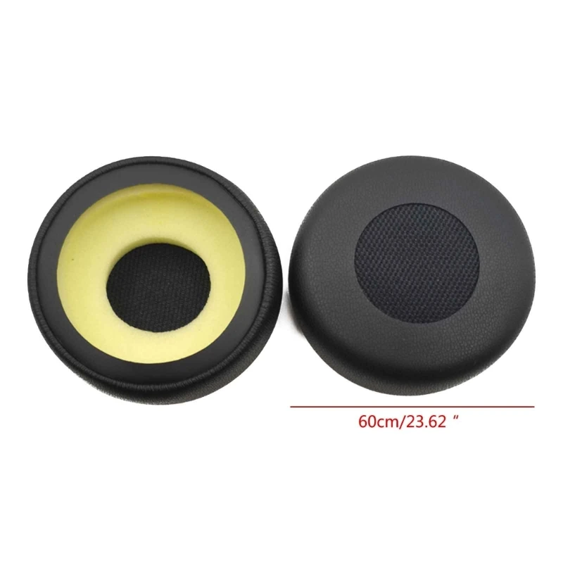 1Pair Leather Ear Pads Cushion Cover Earpads Replacement For Jabra Evolve 20 20se 30 30II 40 65 65+ 75 75+ UC MS Headset
