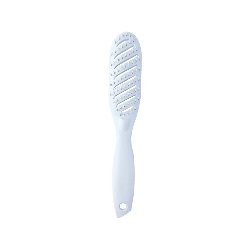 Styling Curly Hair Brush Salon Scalp Massager Comb Detangling Drying Brush Anti Static Curved Vent Brush Hairdressing Styling view 4