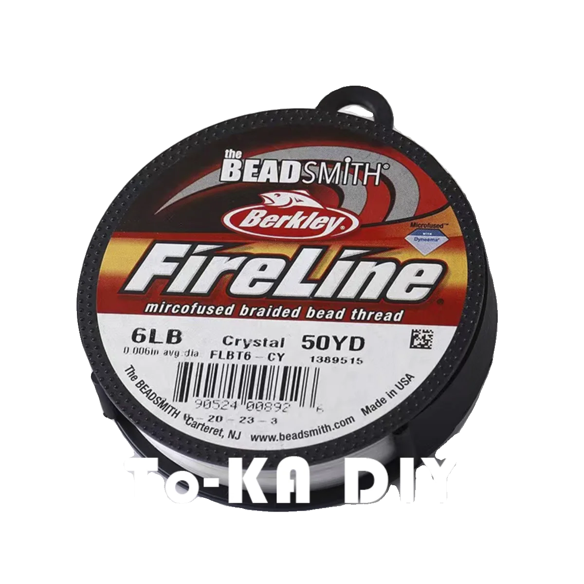 

Beadsmith Fireline White Beading Tead 6 Pou 50 Yards Strong Polyester Line for Jewelry ing And Beading Projects