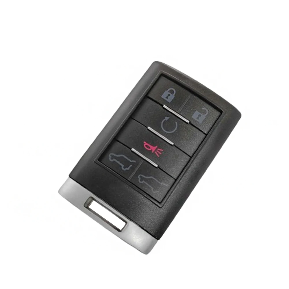 6 Buttons Car Key Shell Case Replacement Car Remote Key Shell With N0 Small Key Fit For Cadillac 2008 -2014