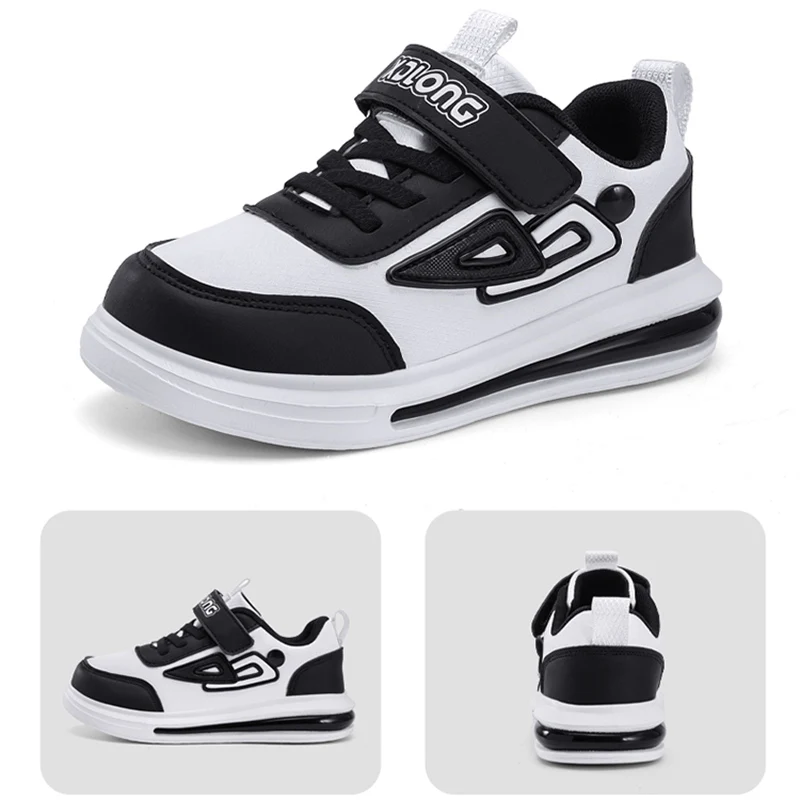 Chaussures de sport en cuir pour enfants, baskets décontractées, course à pied, skateboard, marche, randonnée, garçons, filles, enfants, printemps, automne, hiver