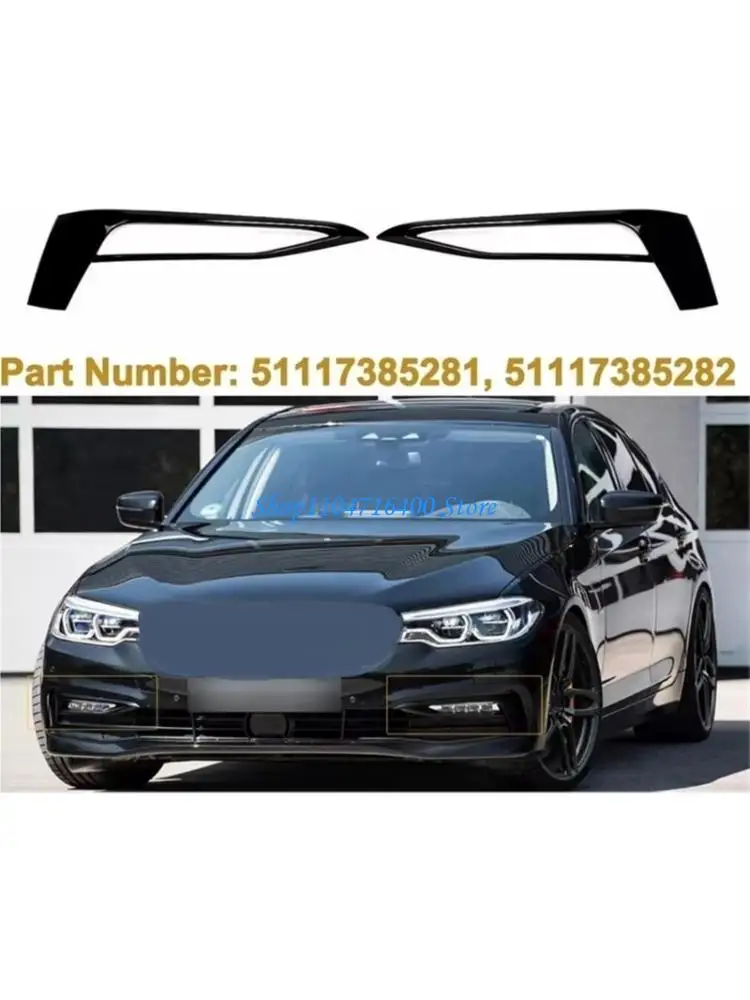 

y1gd Front Bumper Fog Light Grille Trim Car Exterior Decoration 51117385281 511173852