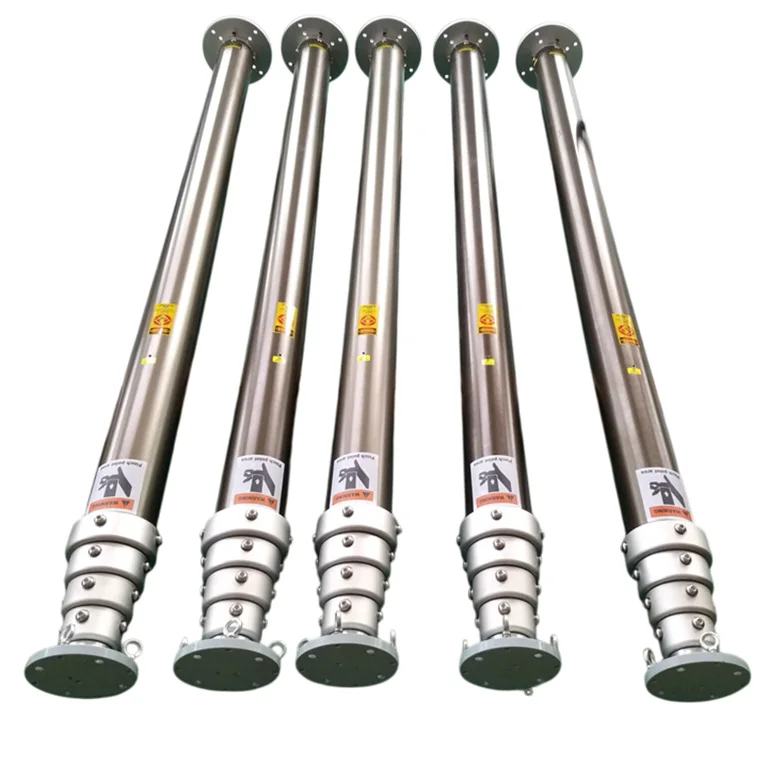3M Pneumatic Vehicle Mast Telescopic-20kg Aerodynamic Antenna Light CCTV