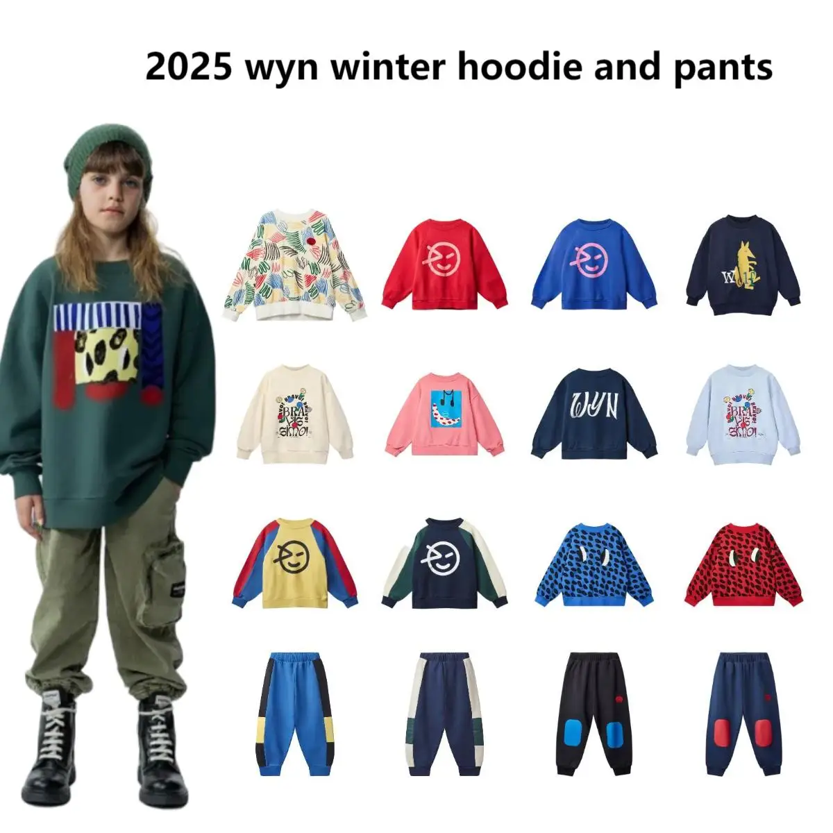Sweat à capuche et pantalon d'hiver wyn 2025