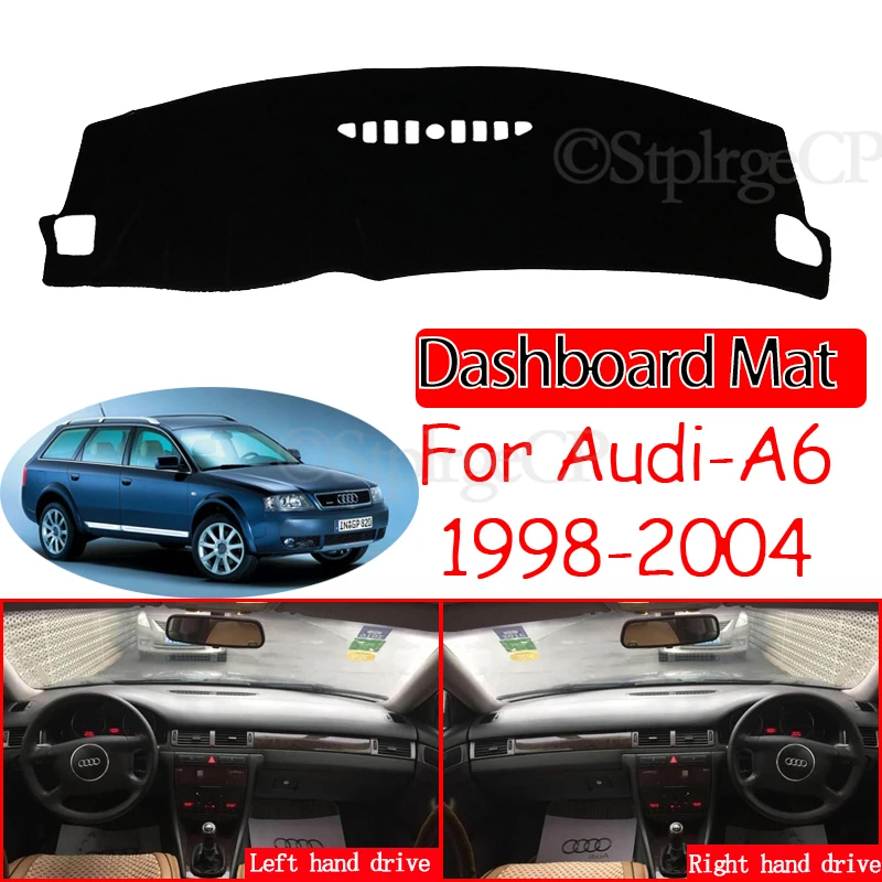 

Protect Carpet Accessories S-line 2001 2002 2003 for Audi A6 C5 1998~2004 4B Anti-Slip Mat Dashboard Cover Pad Sunshade Dashmat