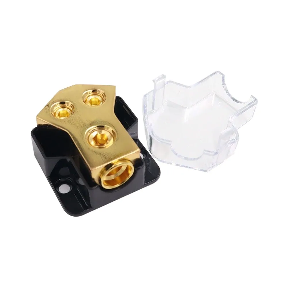 AAA Power Distribution Block Vehicle Audio Ground Distribution Block Marine Boat Power Distribution Block Power/Ground Splitter
