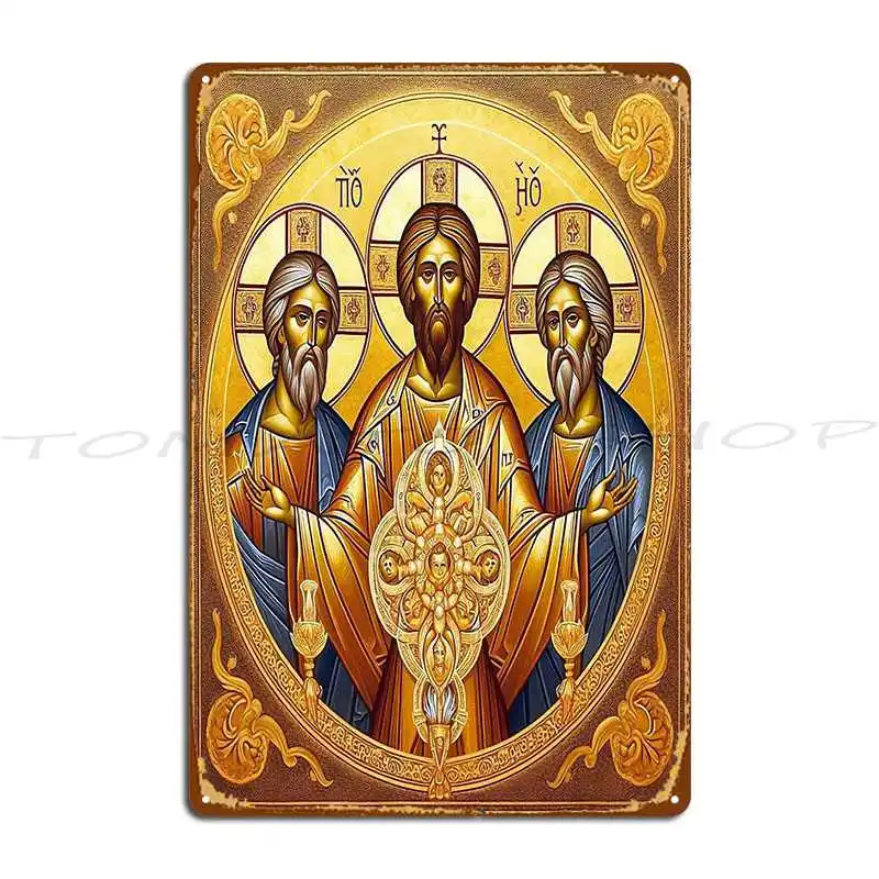 Holy Trinity Metal Plaque Bar Cinema Club Party Classic Printing Tin Sign Poster