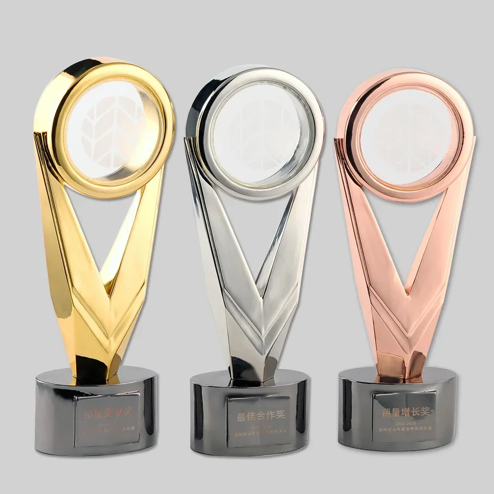 Metal Tire Trophy Customized Personalized Customized Alloy Commemorative Gift Award Holder Creative Prize Customization
