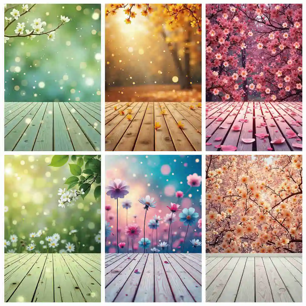 

MOON.QG Spring Floral Backdrop Baby Flower Newborn Wallpaper Props Birthday Photography Background Anniversary Wedding Bridal