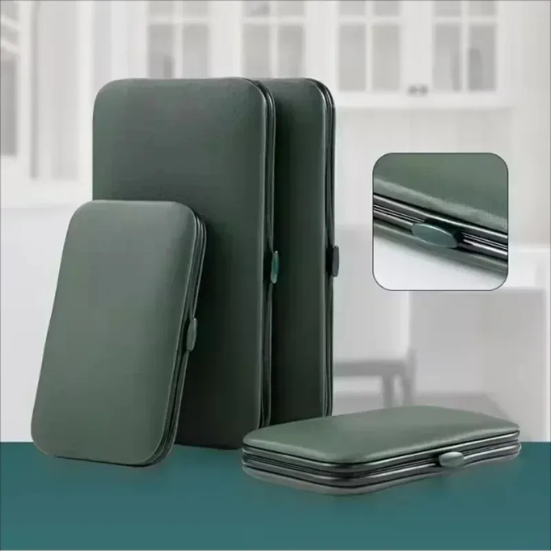 طقم احترافي 7 10 12 18 قطعة مجموعة العناية بالأظافر من الفولاذ المقاوم للصدأ مجموعة تشذيب الأظافر والقدم مع صندوق التعبئة والتغليف