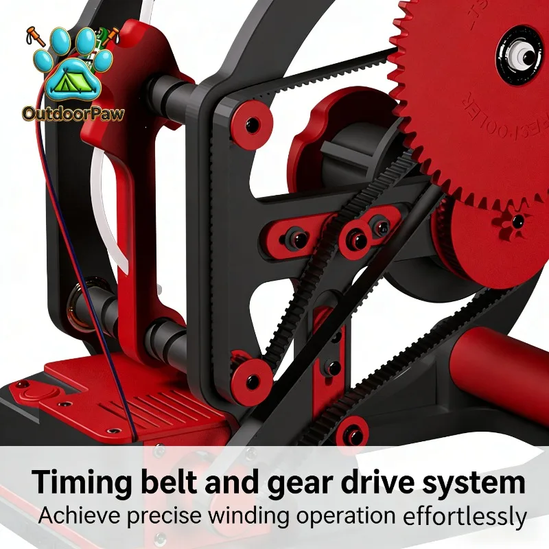 BEEMON Programmable 3D Printing Filament Spool Winder Electric Winder saves time and can be wound evenly for 1kg spools