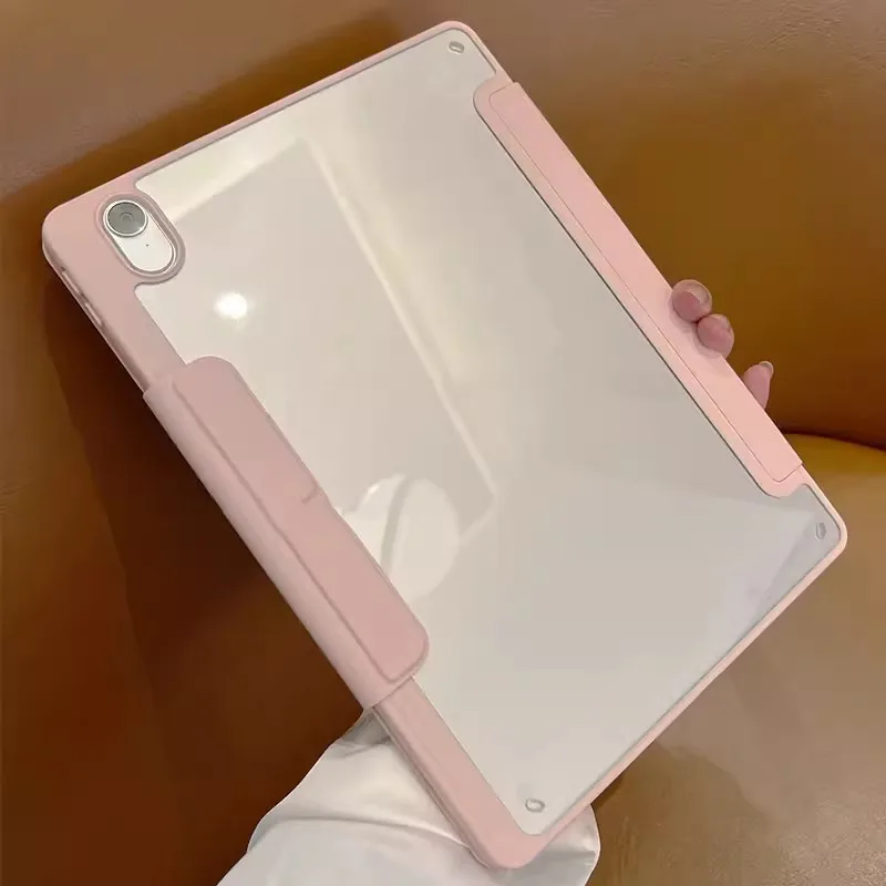 Smart Y-Folding Stand Case For Redmi Pad Pro 12.1 2024 SE 11inch Pad10.61 XiaomiPad Poco Pad12.1 inch 2024 6S Pro 12.4 5 6 Pro