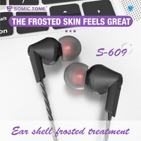 SOMIC TONE Wired Earphone 3.5mm Jack Headphones HiFi Surround Sound Earbuds With Mic For Laptop Computer Tablet Mobile Phone