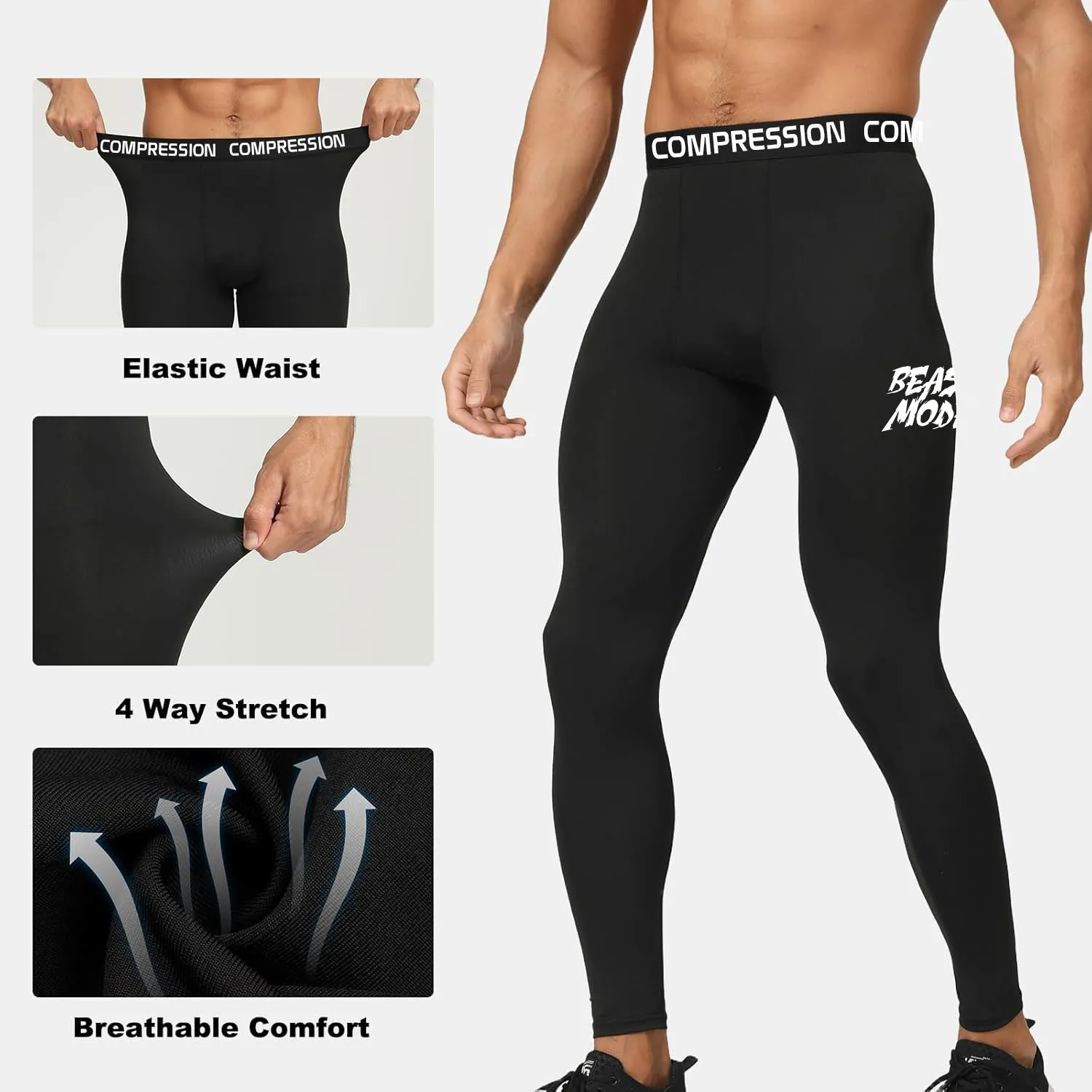 Thumbnail 4 - #42 Best Mens Compression Sports Leggings to Buy In 2026