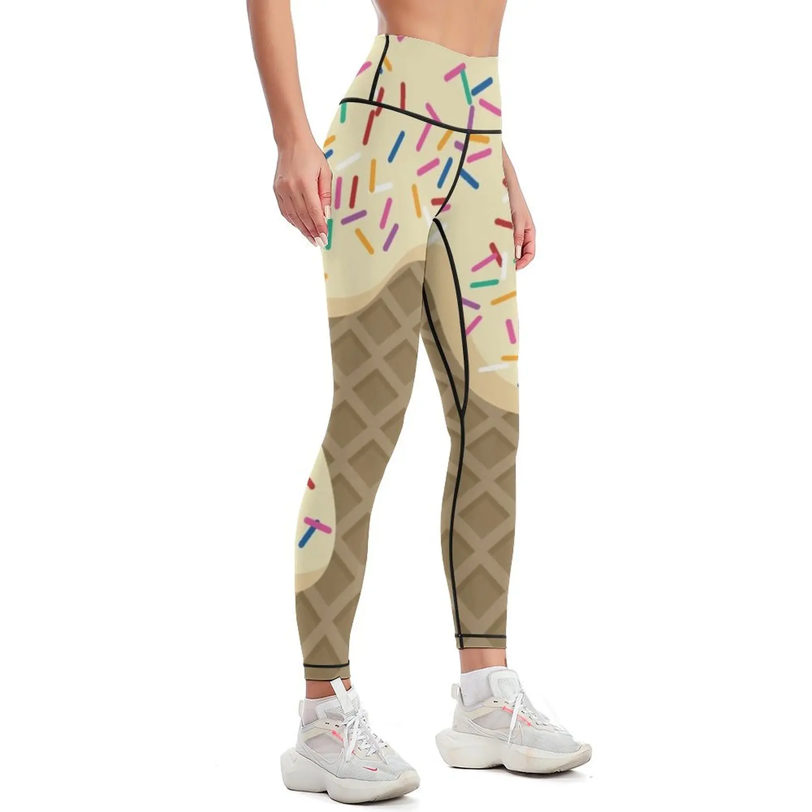 Here's the vanilla scoop...with sprinkles! Leggings leggins push up woman Pants sport Sweatpants Womens Leggings