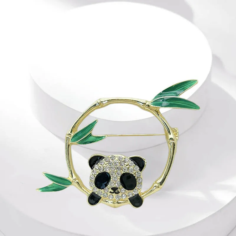 

Милые броши-панды в китайском стиле, бамбуковые корсажи, высококачественные женские броши и аксессуары для одежды.