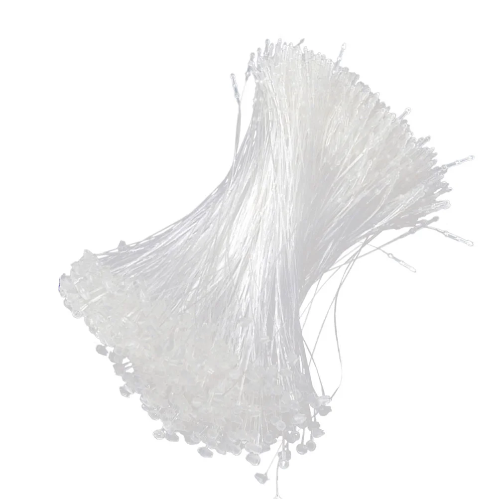 

100PCS Self Locking Plastic Tag Fasteners for Clothing Decorations Wire Tie Wraps Sleek Tag for naments