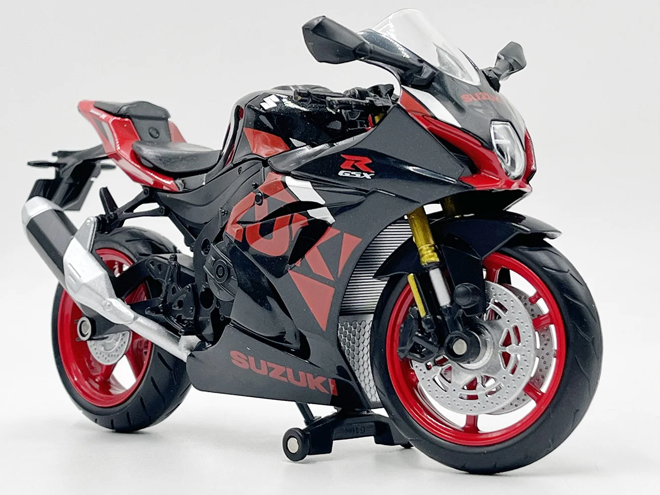 

1:12 Diecast Motorcycle Model Toy GSX R1000R Sport Bike Miniature Replica