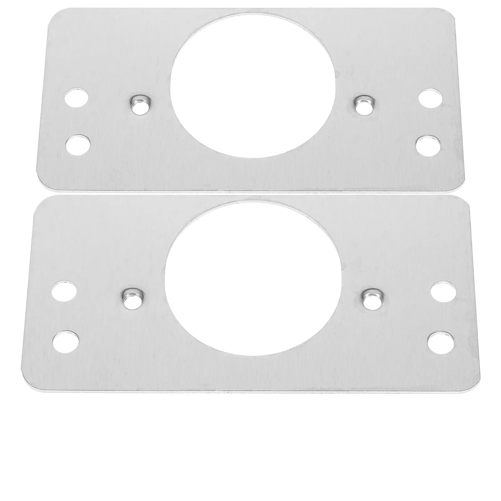 8Pcs Door Hole Cover Plate Heavy Duty Reinforcement Deadbolt Cover Front Door Strike Repair Kit Deadbolt Installation Kit