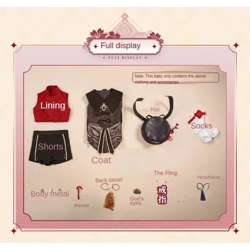 Cygame genshin impacto hutao cosplay traje engraçado bonito nogueira role play outfit feminino natal dia das bruxas carnaval festa roupas