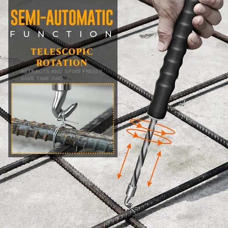 Rebar Tie Wire Twister Reinforced Hooks Construction Wire Tensioners Concrete Metal Wire Twisting Fence Pull Tie Tools