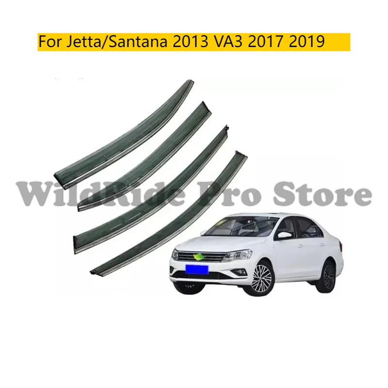 

Auto Rain Guard for Jetta/Santana 2013 VA3 2017 2019 Window Vent Deflectors Visor Shade Car Door Window Visors