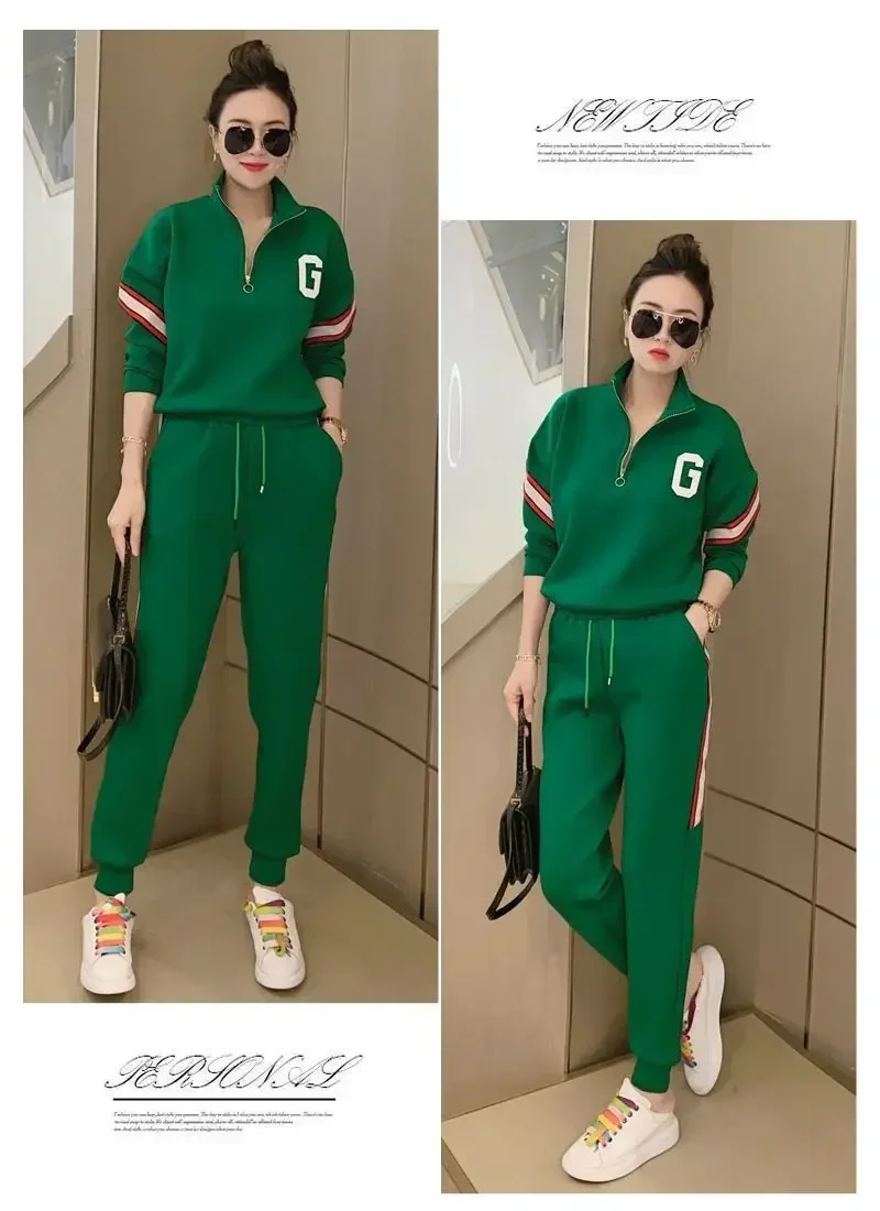 Spring Women\'s Golf Wear 2024 Embroidery Golf Tennis Jacket Suit Women Golf Clothing Casual Sports top pants Two Piece Clothes