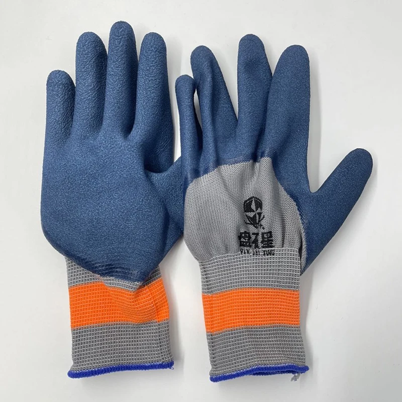 1/12Pair Tire Rubber Gloves,Wear-resistant Non-slip Work Gloves Auto Repair Workshop Protection Labor Protection Gloves