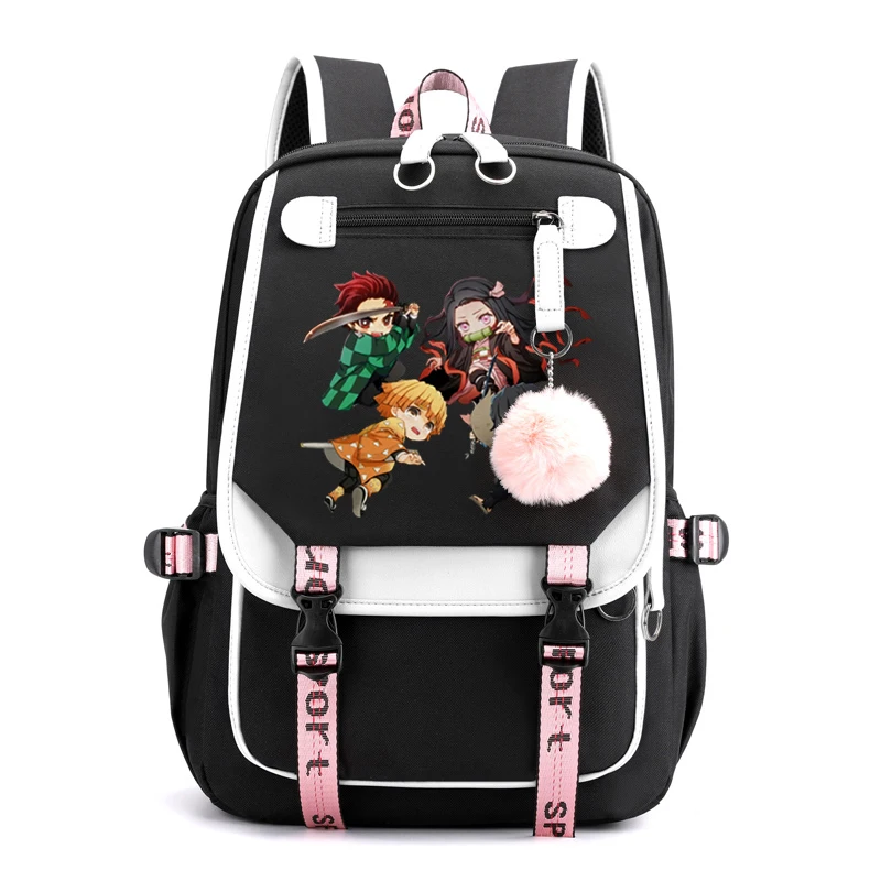 

Demon Slayer Anime Backpack Climbing Outdoor Hiking Men's Backpack Women Cycling Sport Tavel Demon Slayer Casual Korean Backpack