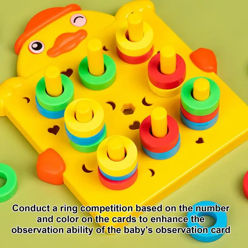 Color Matching Puzzle Creative Color Matching Board Color Matching Toys Unique Color Classification Game Educational Toys For