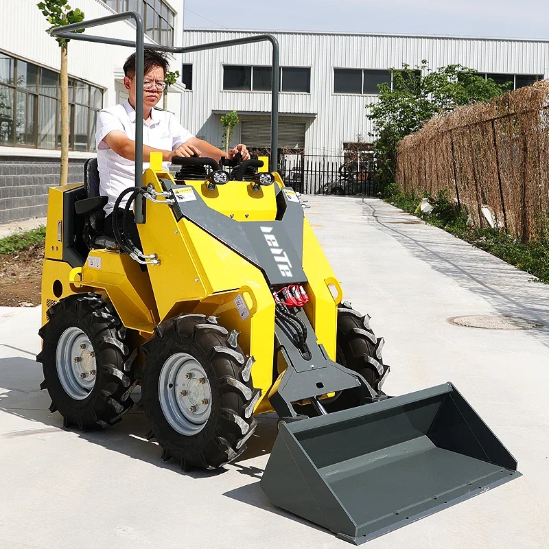 Fast Delivery Mini Skid Steer Loader with Attachment Engine Manufacturer Small Skid Steer Mini Loaders 500kg