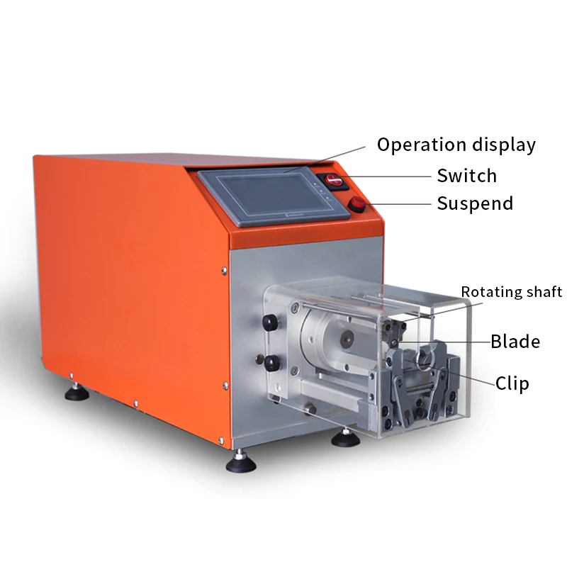 Semi-automatic Multilayer Multi Layer Electrical Coax Wire Stripper Large Coaxial Cable Stripping Machine