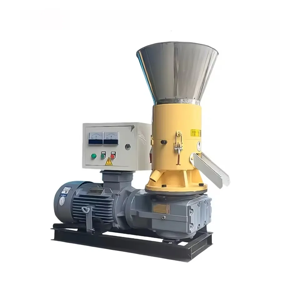 Machine à granulés de biomasse en matériau brut, prix CIF, pour l'aliments et la production de carburant renouvelable des déchets agricoles