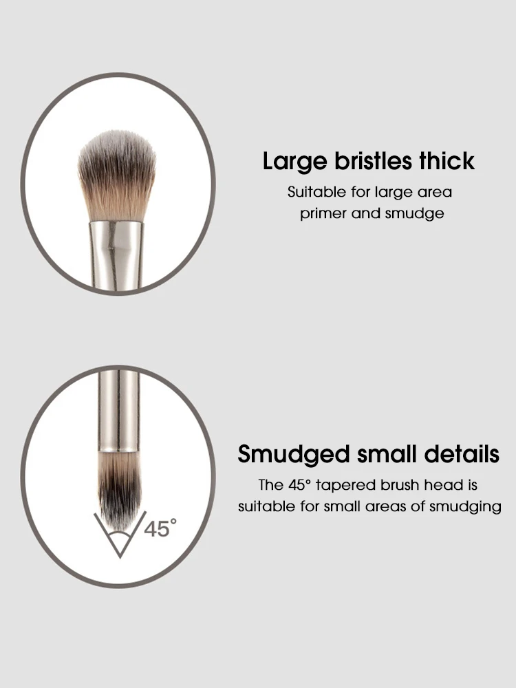 Double-headed painting eyeshadow brush novice makeup brush soft hair does not eat powder natural dizzy dye easy makeup