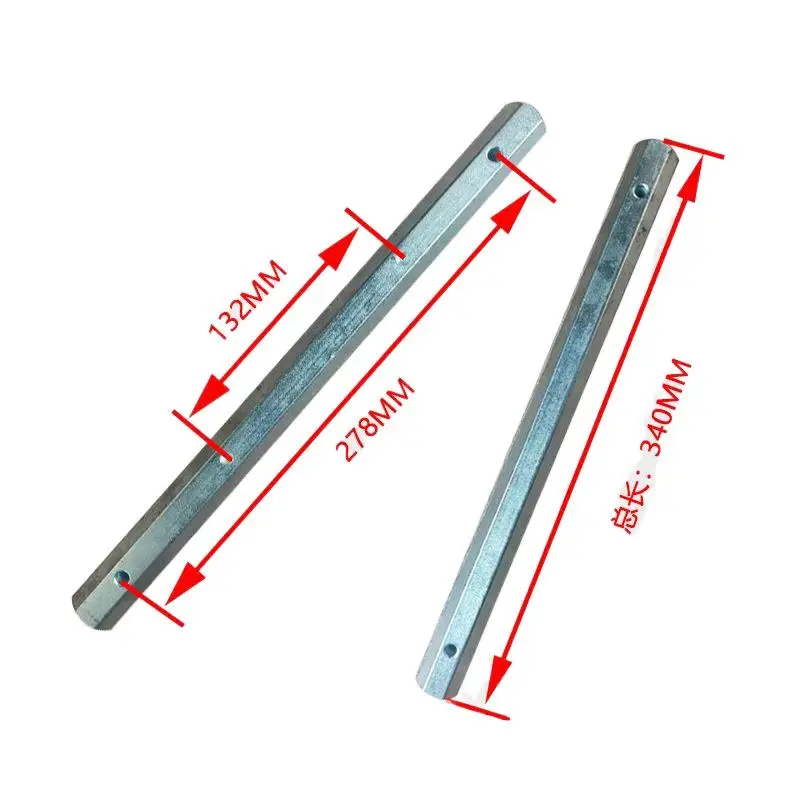 

for Original factory parts of carbon alloy steel drive shaft for Xiaobailong hexagonal shaft micro-tiller