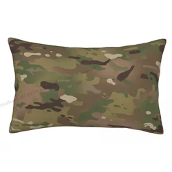 Funda de almohada de poliéster militar, cubierta de camuflaje del ejército, funda de almohada transpirable decorativa para sofá