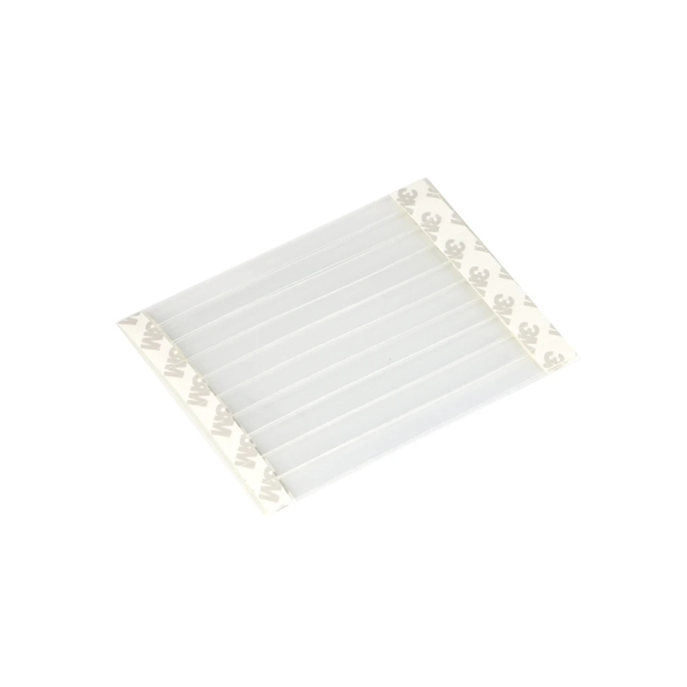 100 pièces Pvc Secouant Nom Carte Porte-Étiquette Pop Publicité Étiquette De Prix Affichage Étagère Collante Wobble Étagère prudent ker Bande Signe Titulaire